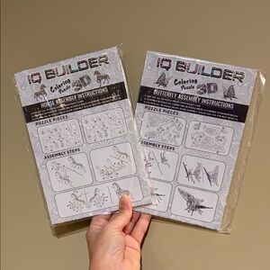 IQ Builder Puzzle Sets: Horse & Butterfly